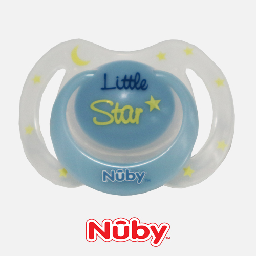 Nuby-Speentje-lichtblauw---Little-Star